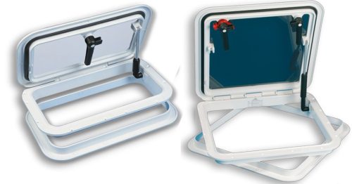 Baldachin fereastră pătrat 48 cm cu cadru din plastic GFN