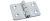 Zsanér inox 60 x 39 mm GFN