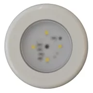 Cablu plafon lumina 4 led metal și plastic alb de bază EVA