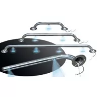Balustradă cu iluminare LED inox 50 cm GFN