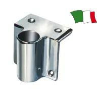 Bază balustradă fixare lateral unghi drept inox 25 mm GFN
