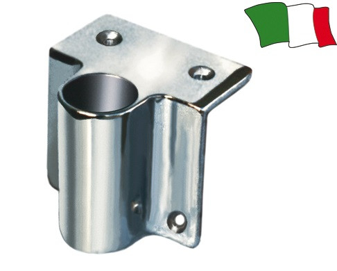 Bază balustradă fixare lateral unghi drept inox 25 mm GFN