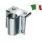 Bază balustradă fixare lateral unghi drept inox 25 mm GFN