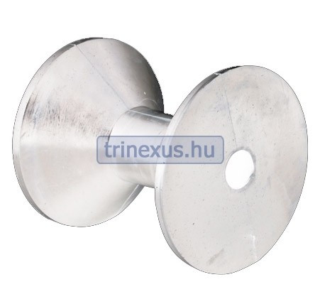 Roată față remorcă albă pătrată 110x100 mm EVA