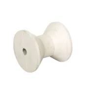 Roată față remorcă albă pătrată 115x85 mm EVA