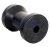 Roată față remorcă neagră pătrată 120x80 mm EVA