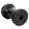 Roată față remorcă neagră pătrată 120x80 mm EVA