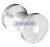 Roată față remorcă albă pătrată 120x80 mm EVA