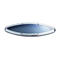 Fereastră inox fixă 130 x 40 mm EVA