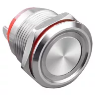 Nyomógombos kapcsoló ON-OFF 12V LED kék EVA