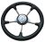 Ghidon radiat negru 320 mm EVA