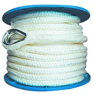 Frânghie ancoră cu miez din oțel 12 mm/30 m alb