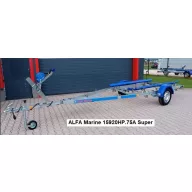   Remorcă transportor de bărci Alfa 750 kg cu rolă fără frână până la 6,6 m