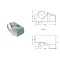 Troliu de ancoră electric orizontal 1100 W EVA