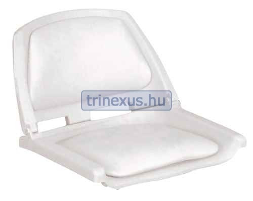 Scaun pliabil fără bază alb sintetic EVA
