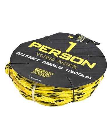 Coardă tub Jetpilot 1 persoană negru/galben