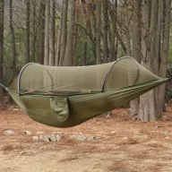 Hamac cu plasă de țânțari camuflaj verde TMU