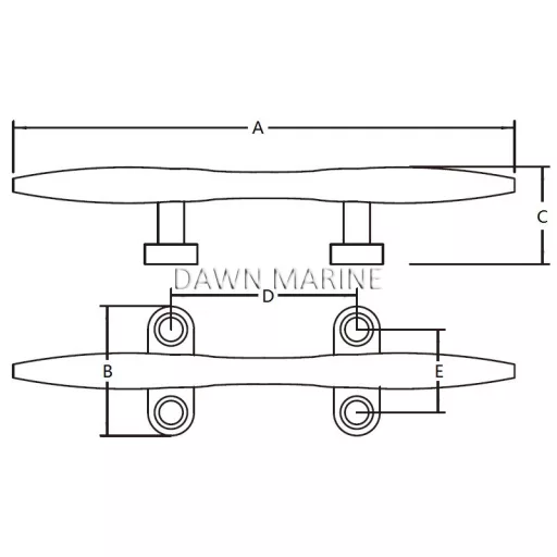 Bika oțel 100 mm DAW