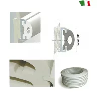 Profil de cauciuc șină 40 mm negru 4 m GFN