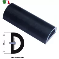 Apărătoare pentru docuri 100 x 6 x 4 cm GFN