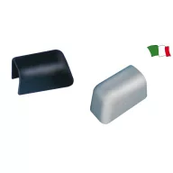 Profil de cauciuc capăt plastic 40 mm negru GFN