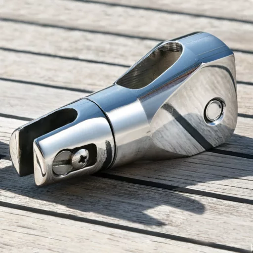Conector pentru frânghie de ancorare înclinat inox 6/8 mm EVA