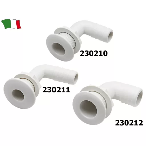 Conductă de evacuare prin corp la 90 de grade OD 20mm GFN