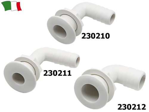 Conductă de evacuare prin corp la 90 de grade, miez din plastic 25mm GFN