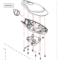   Haswing Cayman T, B55, B80 carcasă superioară/inferioară HSW

