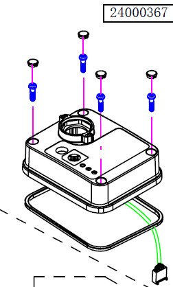 Capacul carcasei de control Haswing Cayman T și B55 HSW