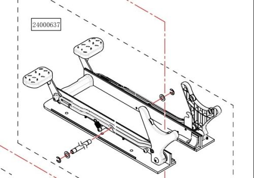 Haswing Cayman B55 și B80, B55 GPS, B80 GPS, B101 GPS, mecanism de montare pe nas alb HSW