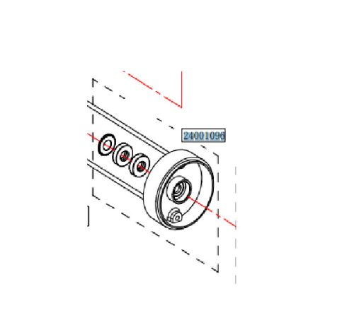 Haswing Cayman B80 B101 GPS carcasă de fixare a axului HSW
