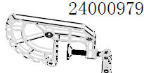 Haswing Protruar G, 3 12V, 5, Ultima, Ventura T, suport motor dreapta HSW