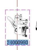 Haswing Protruar G, 3 12V, 5, Ventura T, clemă, mecanism de înclinare HSW