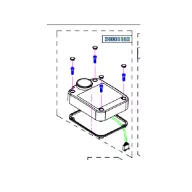 Haswing Cayman B80 capac carcasă de control alb HSW