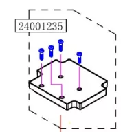 Haswing Cayman B55 GPS, B80 GPS PCB Electronics Kit HSW