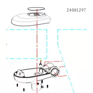 Haswing Protruar 2 24 V carcasă superioară/inferioară HSW