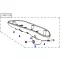 Haswing Cayman B55, B101 carcasă inferioară albă HSW
