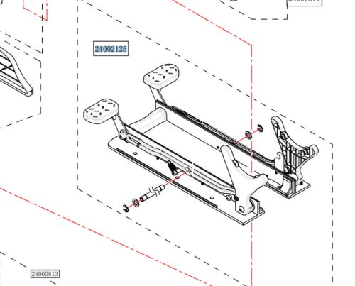 Mecanism de fixare a nasului Haswing Cayman B80 HSW