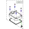 Haswing Cayman B55, B80 Capacul carcasei de control GPS HSW