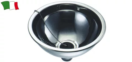 Chiuvetă de bucătărie Inox cu sifon rotund 29 cm GFN