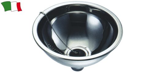 Chiuvetă din oțel inoxidabil cu sifon rotund 39 cm GFN