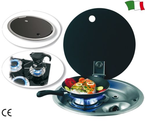 Cuptor pe gaz cu un singur arzător rotund 340 mm GFN