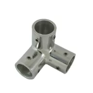 Conector barieră 3 ramuri inox 90 grade EVA