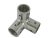 Conector barieră 3 ramuri inox 90 grade EVA