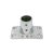 Placă de balustradă pătrată verticală inox 22 mm EVA