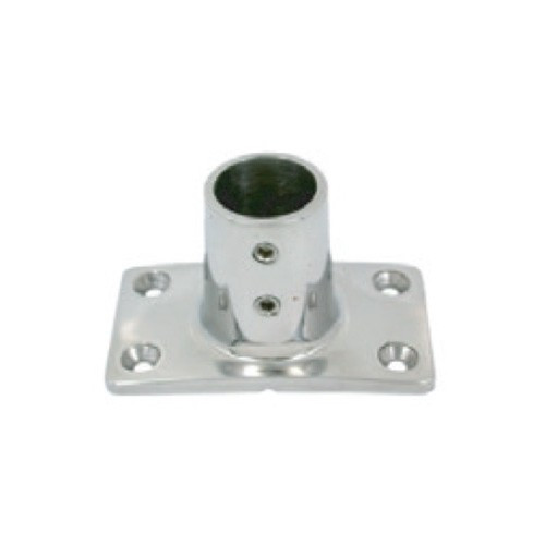 Placă de balustradă pătrată verticală inox 25 mm EVA