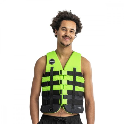 Vestă sport Jobe 4 Buckle Life Vest Lime M