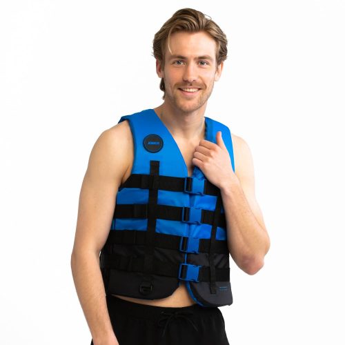 Vestă sport Jobe 4 Buckle Life Vest Albastru