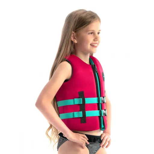 Jobe Neoprene Vest Kids Hot Pink